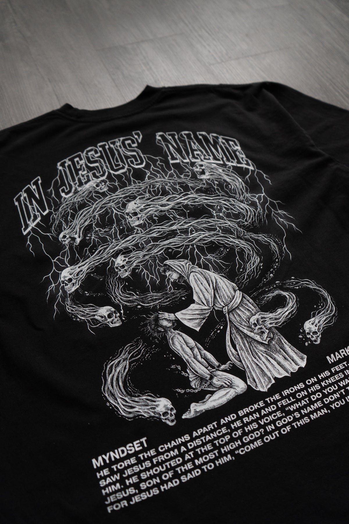 IN JESUS' NAME OVERSIZE T-SHIRT