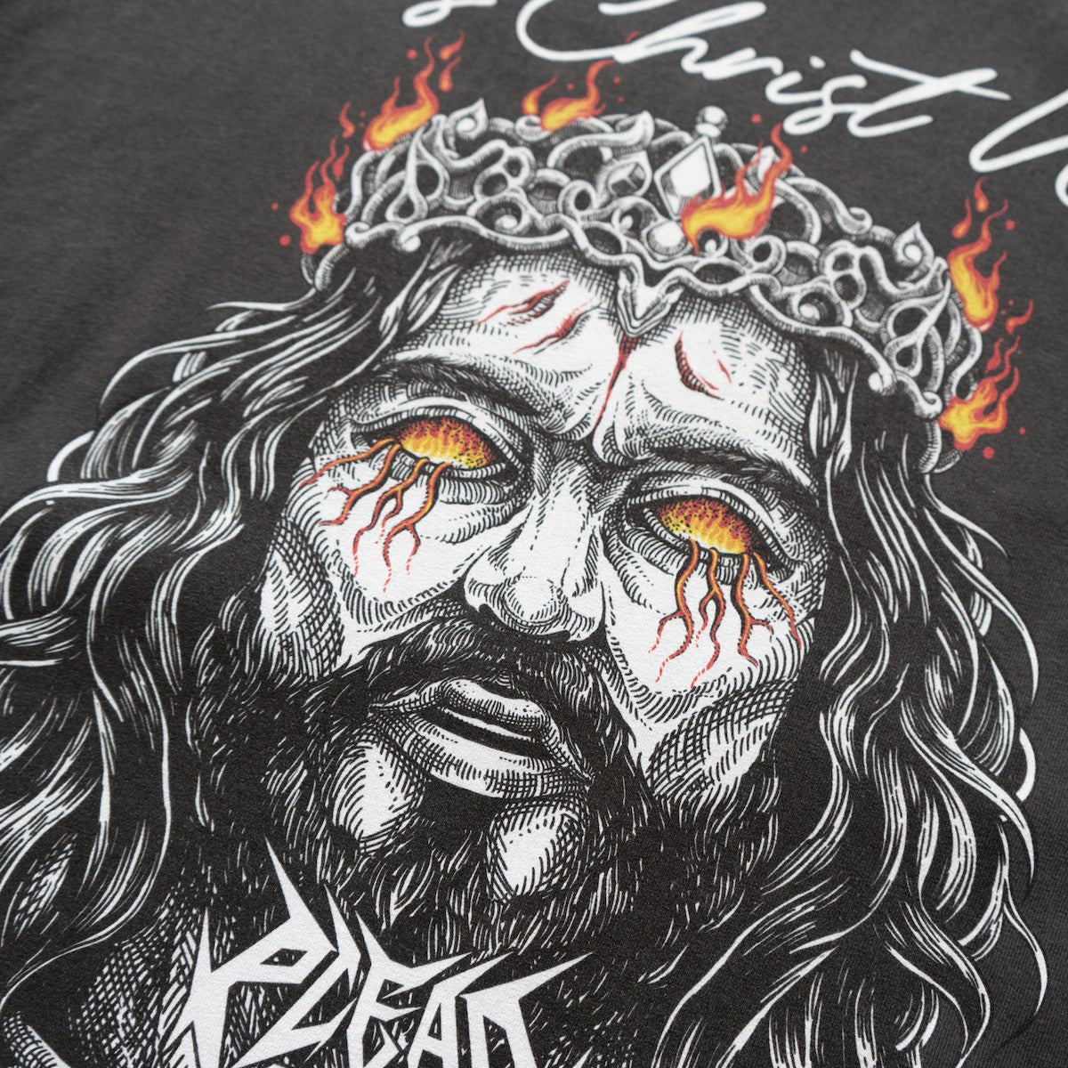 LUCIFER'S DEMISE OVERSIZE T-SHIRT IN VINTAGE BLACK (V2)