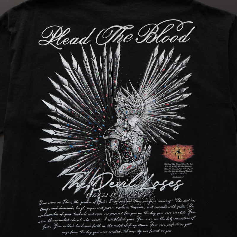 LUCIFER'S DEMISE OVERSIZE T-SHIRT IN BLACK (V2)