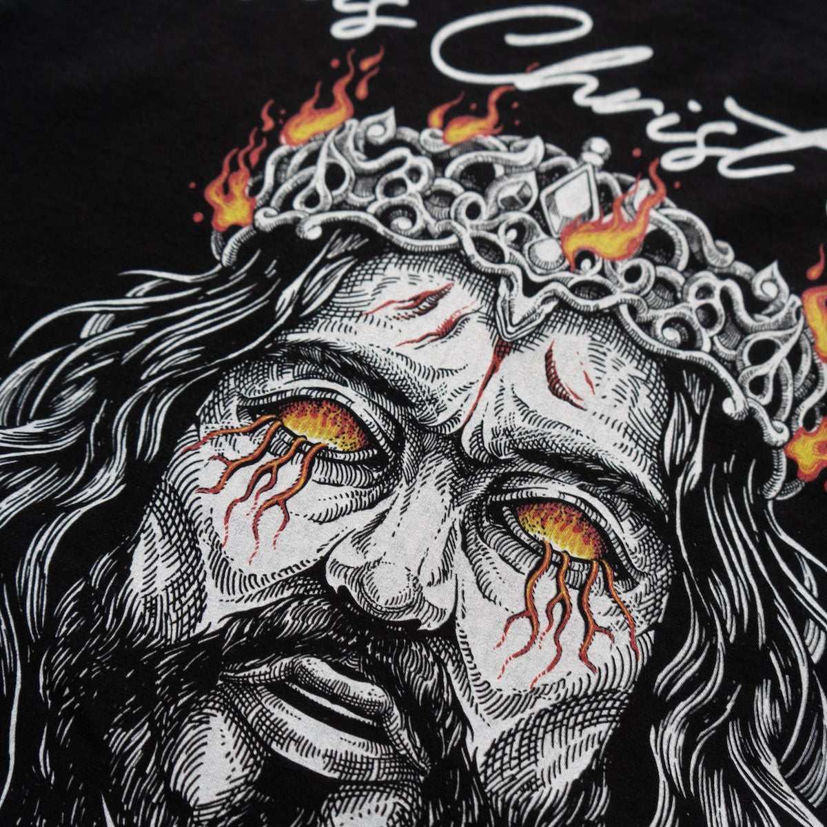 LUCIFER'S DEMISE OVERSIZE T-SHIRT IN BLACK (V2)