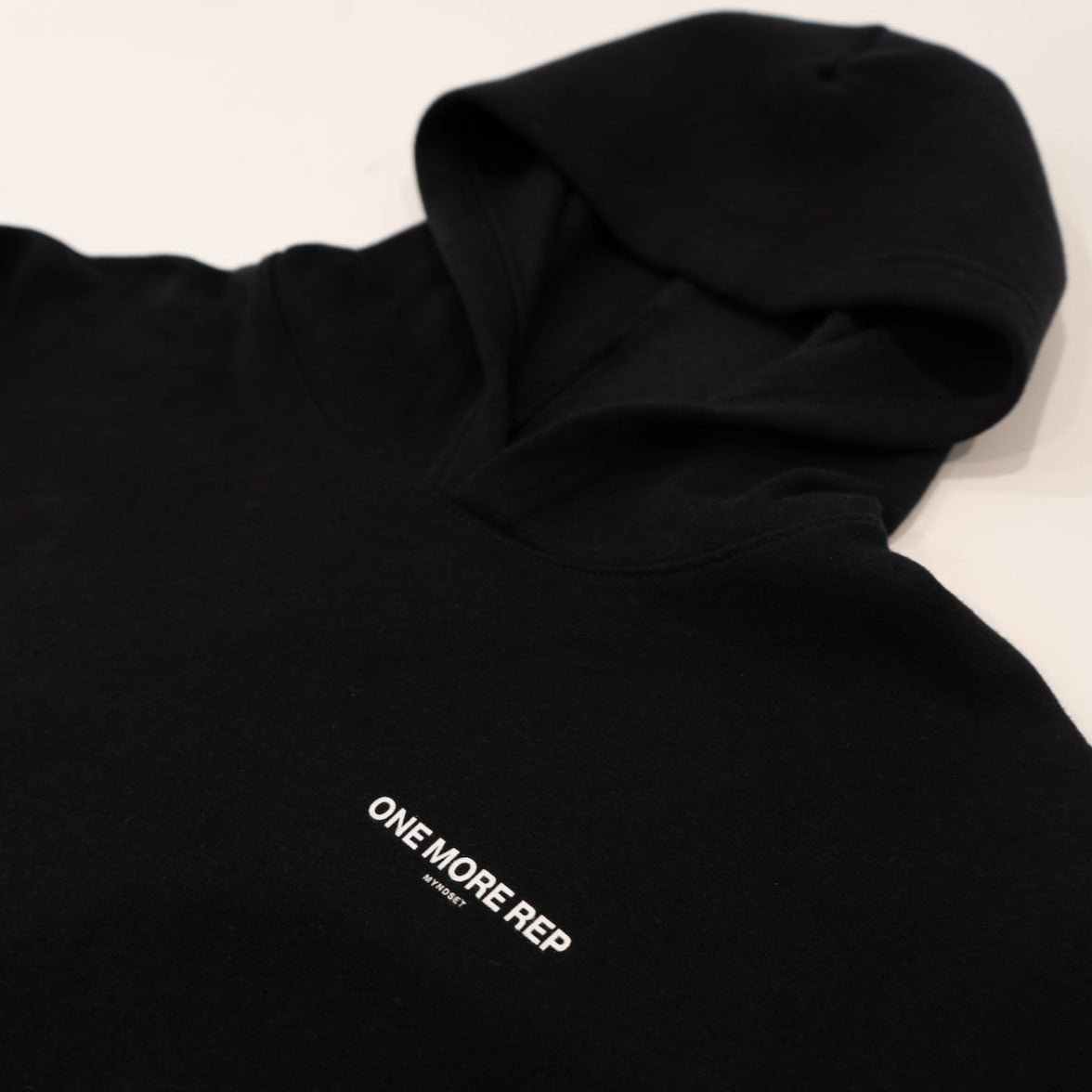ONE MORE REP HOODIE IN BLACK