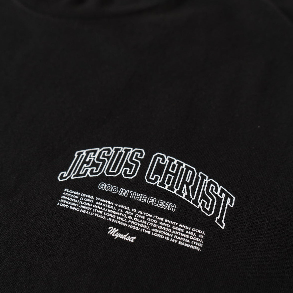 YAHWEH OVERSIZE T-SHIRT IN BLACK