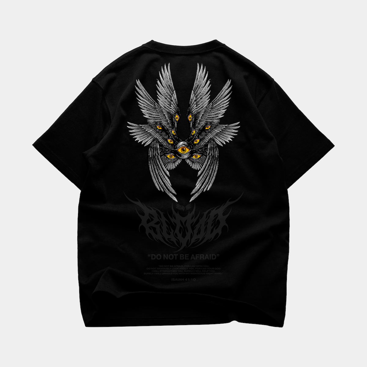 BLACK SERAPHIM OVERSIZE T-SHIRT – Plead The Blood BLACK SERAPHIM OVERSIZE T-SHIRT – Plead The Blood