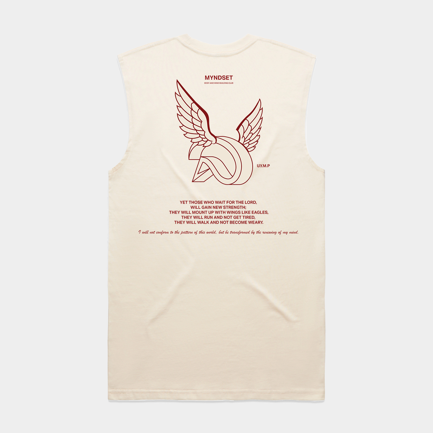 MYNDSET GIVES YOU WINGS MUSCLE TEE (3 COLORS)