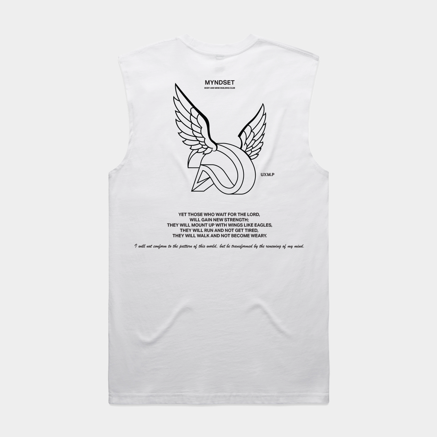 MYNDSET GIVES YOU WINGS MUSCLE TEE (3 COLORS)