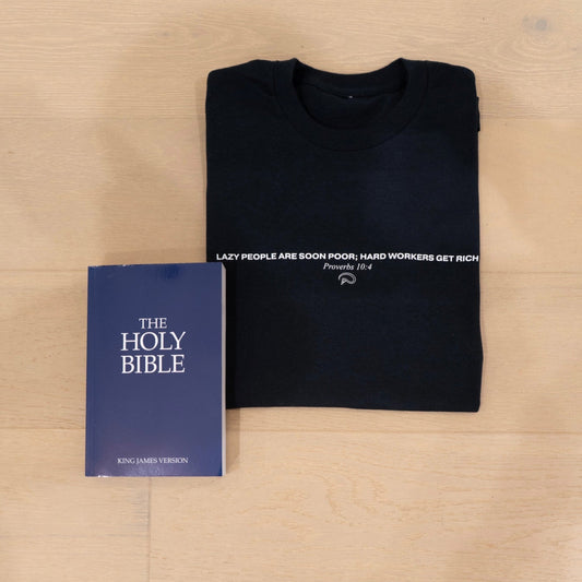 PROVERBS 10:4 REGULAR T-SHIRT
