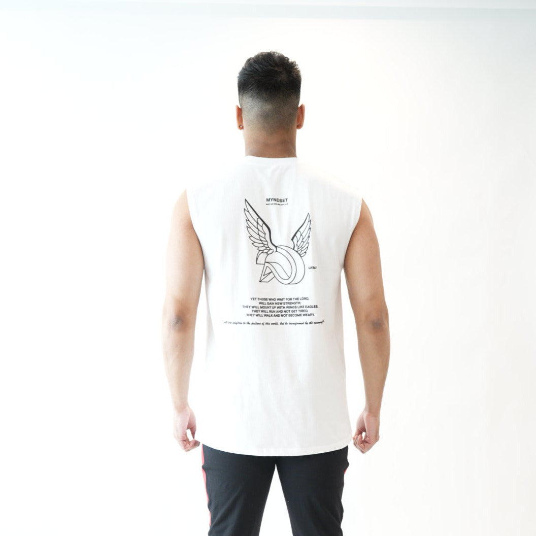 MYNDSET GIVES YOU WINGS MUSCLE TEE (3 COLORS)