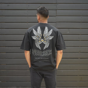 
                  
                    Load image into Gallery viewer, BLACK SERAPHIM OVERSIZE T-SHIRT
                  
                