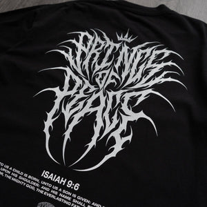 
                  
                    Load image into Gallery viewer, PRINCE OF PEACE OVERSIZE T-SHIRT IN BLACK
                  
                