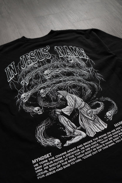 IN JESUS' NAME OVERSIZE T-SHIRT