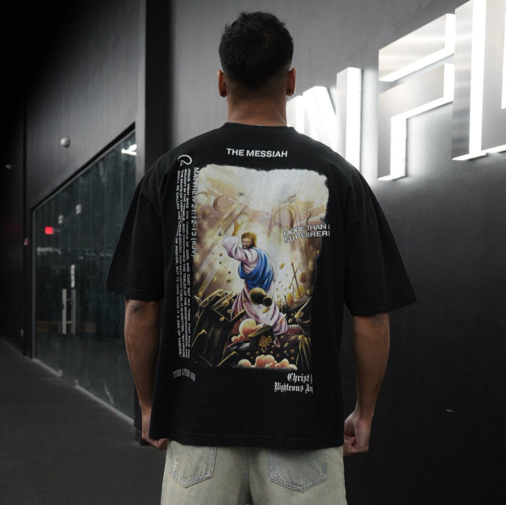 
                  
                    Load image into Gallery viewer, THE MESSIAH OVERSIZE T-SHIRT
                  
                