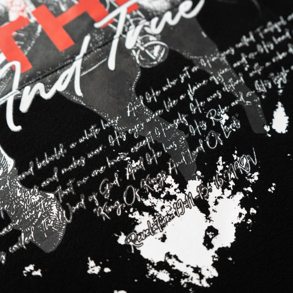 
                  
                    Load image into Gallery viewer, KING OF KINGS RAW HEM HOODIE
                  
                