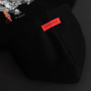 
                  
                    Load image into Gallery viewer, KING OF KINGS RAW HEM HOODIE
                  
                