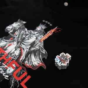 
                  
                    Load image into Gallery viewer, KING OF KINGS RAW HEM HOODIE
                  
                