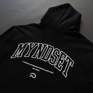 
                  
                    Load image into Gallery viewer, KING OF KINGS RAW HEM HOODIE
                  
                
