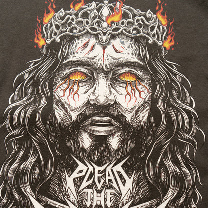 LUCIFER'S DEMISE OVERSIZE T-SHIRT IN VINTAGE BLACK (V1)