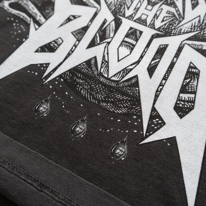 LUCIFER'S DEMISE OVERSIZE T-SHIRT IN VINTAGE BLACK (V1)
