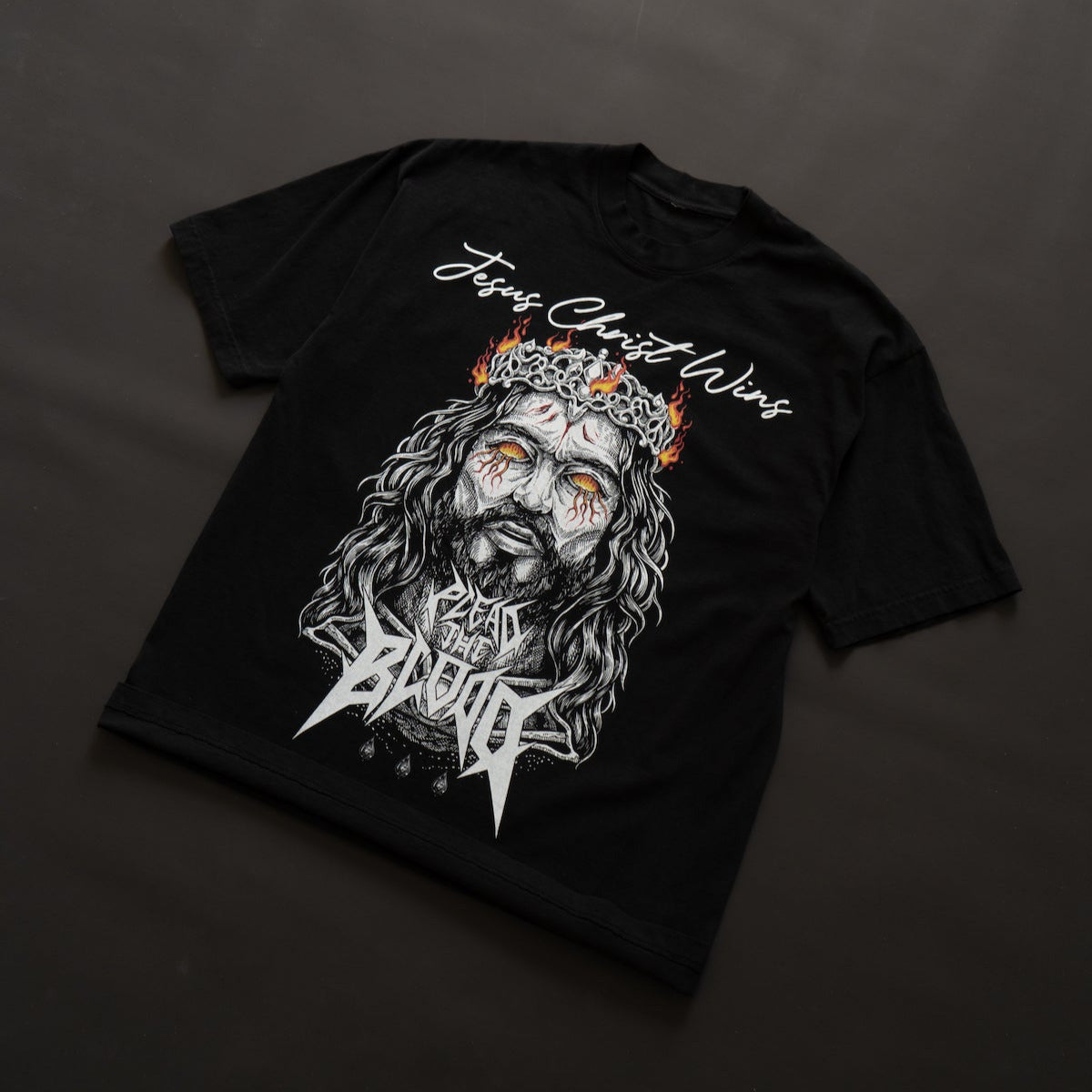 LUCIFER'S DEMISE OVERSIZE T-SHIRT IN BLACK (V2)