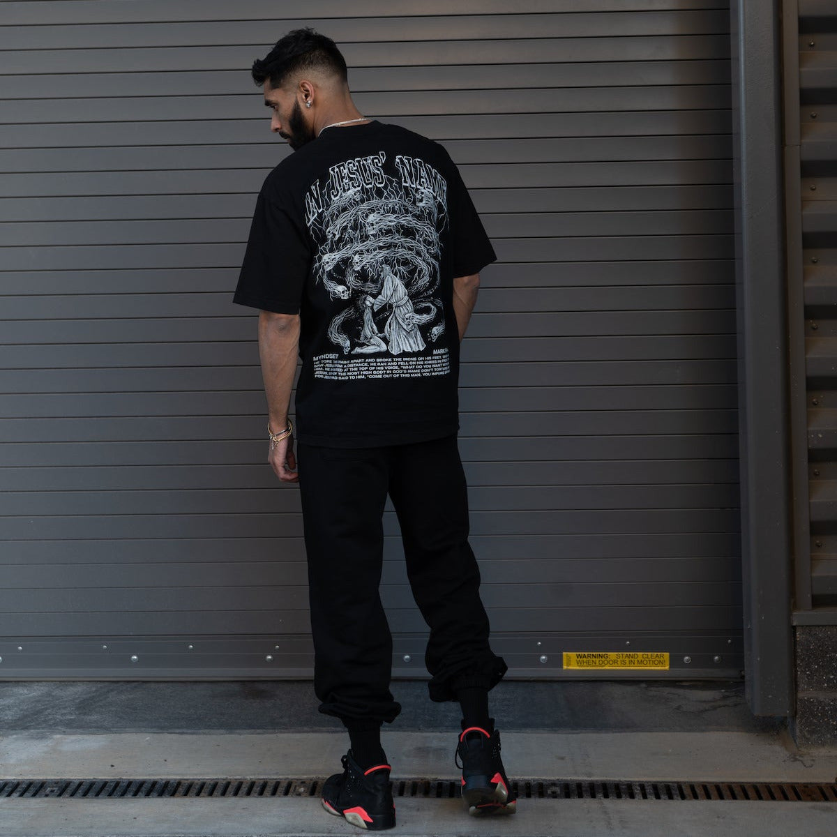 IN JESUS' NAME OVERSIZE T-SHIRT