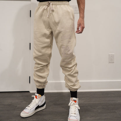 SET APART JOGGERS IN CREAM  (FREE SHIPPING)