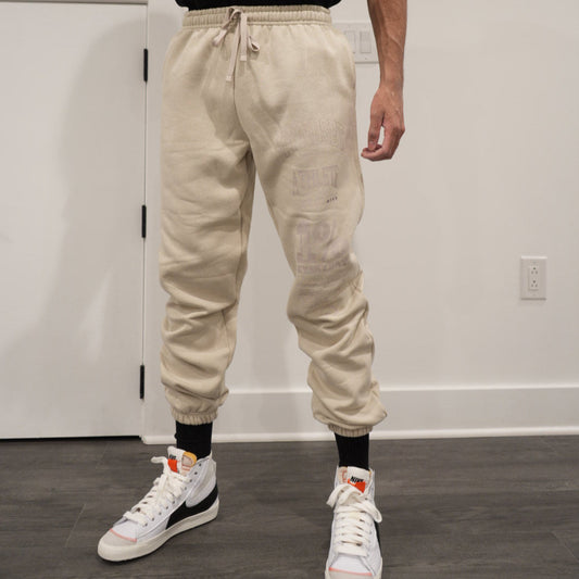 SET APART JOGGERS IN CREAM  (FREE SHIPPING)