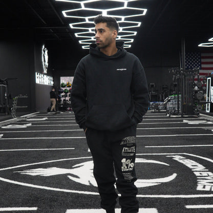ONE MORE REP HOODIE IN BLACK