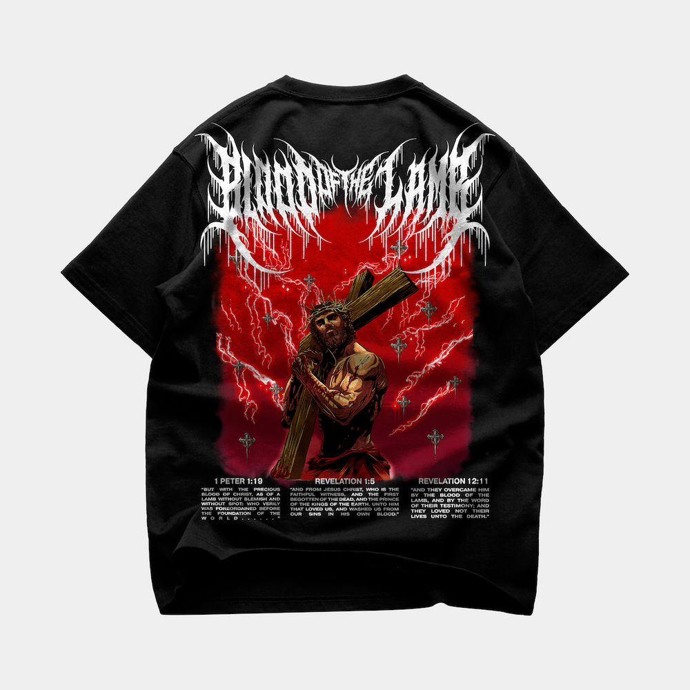 BLOOD OF THE LAMB OVERSIZE T-SHIRT