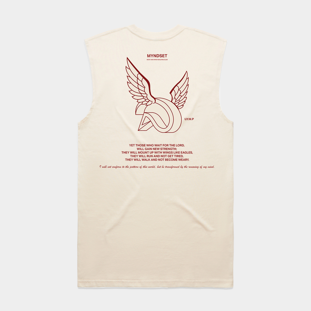 
                  
                    Load image into Gallery viewer, MYNDSET GIVES YOU WINGS MUSCLE TEE (3 COLORS)
                  
                