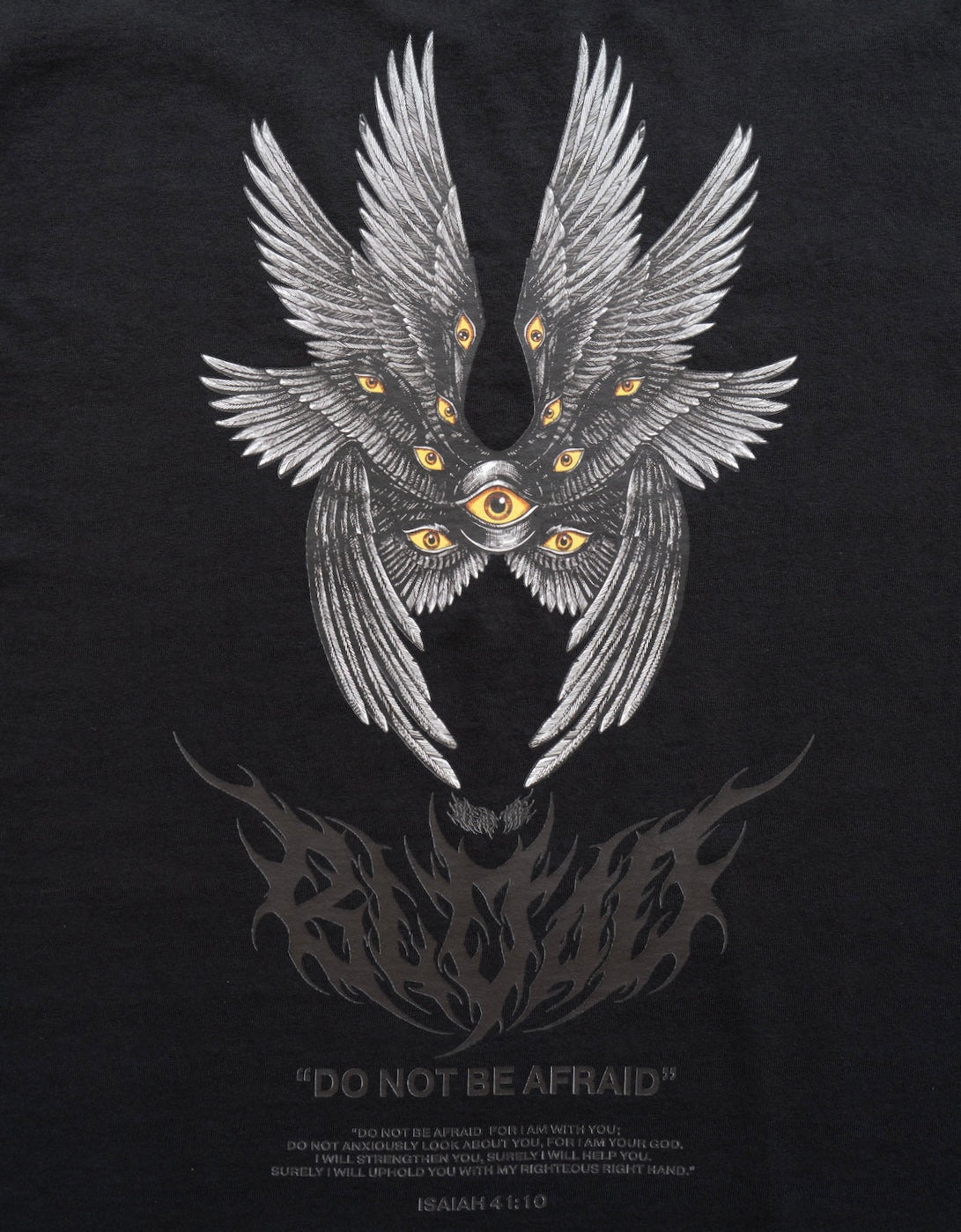 BLACK SERAPHIM OVERSIZE T-SHIRT