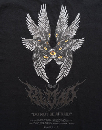 BLACK SERAPHIM OVERSIZE T-SHIRT