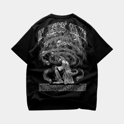 IN JESUS' NAME OVERSIZE T-SHIRT