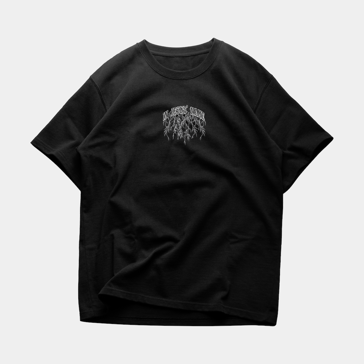 IN JESUS' NAME OVERSIZE T-SHIRT