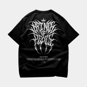 
                  
                    Load image into Gallery viewer, PRINCE OF PEACE OVERSIZE T-SHIRT IN BLACK
                  
                