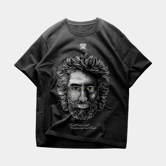 PRINCE OF PEACE OVERSIZE T-SHIRT IN VINTAGE BLACK