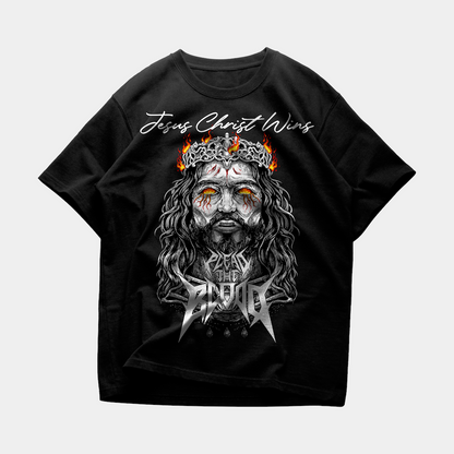 LUCIFER'S DEMISE OVERSIZE T-SHIRT IN BLACK (V2)