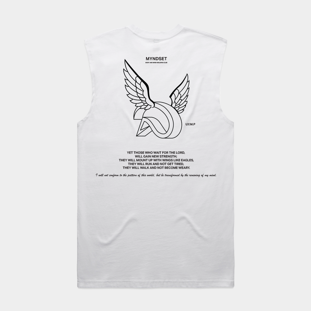 
                  
                    Load image into Gallery viewer, MYNDSET GIVES YOU WINGS MUSCLE TEE (3 COLORS)
                  
                